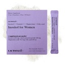 Integratore di inositolo LACTOMEDI per le donne | Myo-Inositol 4000mg + D-Chiro-Inositol 100mg | Rapporto bilanciato 40:1 | Ciclo mestruale e supporto benessere | Alimentazione di 30 giorni