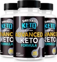 (3 Pack) Pilules kéto écrémés, Capsules de perte de poids kéto écrémés Premium, All Natural Keto Supplément pour soutenir la condition physique et les objectifs du corps, Commentaires officiels kéto écrémés (180 Capsules)