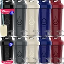 10 PACK- Shaker Bottles mit Draht Whisks für Proteinmischungen | Leakproof Blender Shaker Bottle Pack | BPA-Free & Geschirrspüler Safe | 5 Large 28 oz & 5 Small 20 oz Shaker Bottle | Cups für Shakes