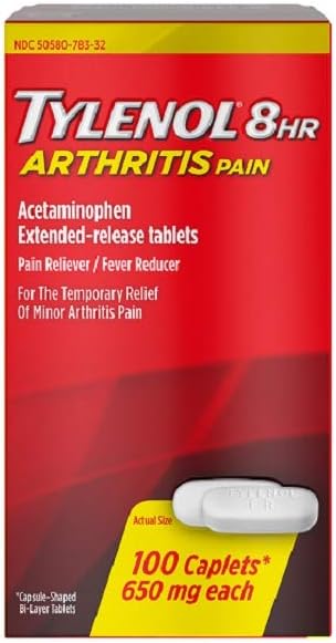 Tylenol 8 Hour Arthritis Pain Caplets, 100 Zähler