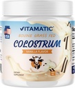 Vitamatic Bovine Colostrum 30% IgG Polvere - Supplemento per la salute del fegato, la crescita dei capelli, la bellezza, il recupero del muscolo, e il supporto immunitario - Facile da mescolare - 72 Gram (30 Servings, Vanilla Flavor)