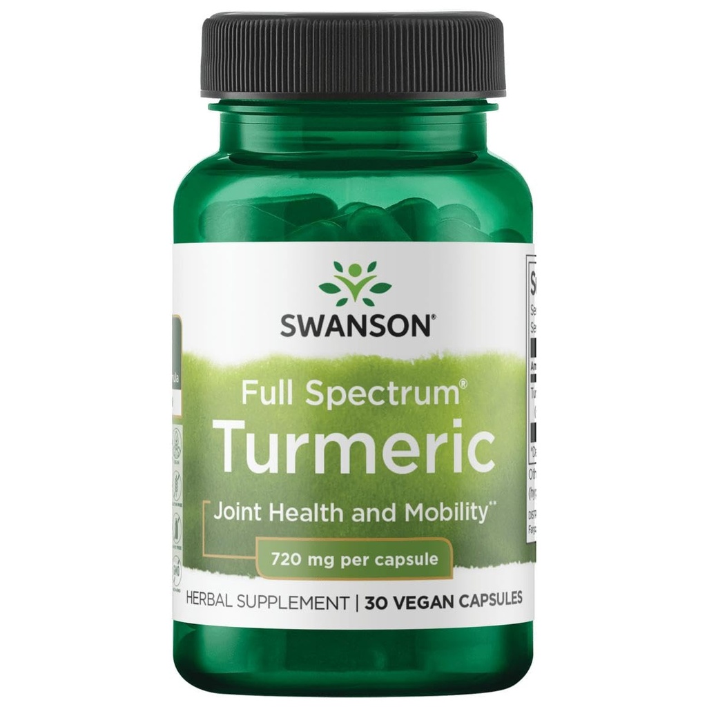 Swanson Turmeric 720 Milligramme 30 Kapseln
