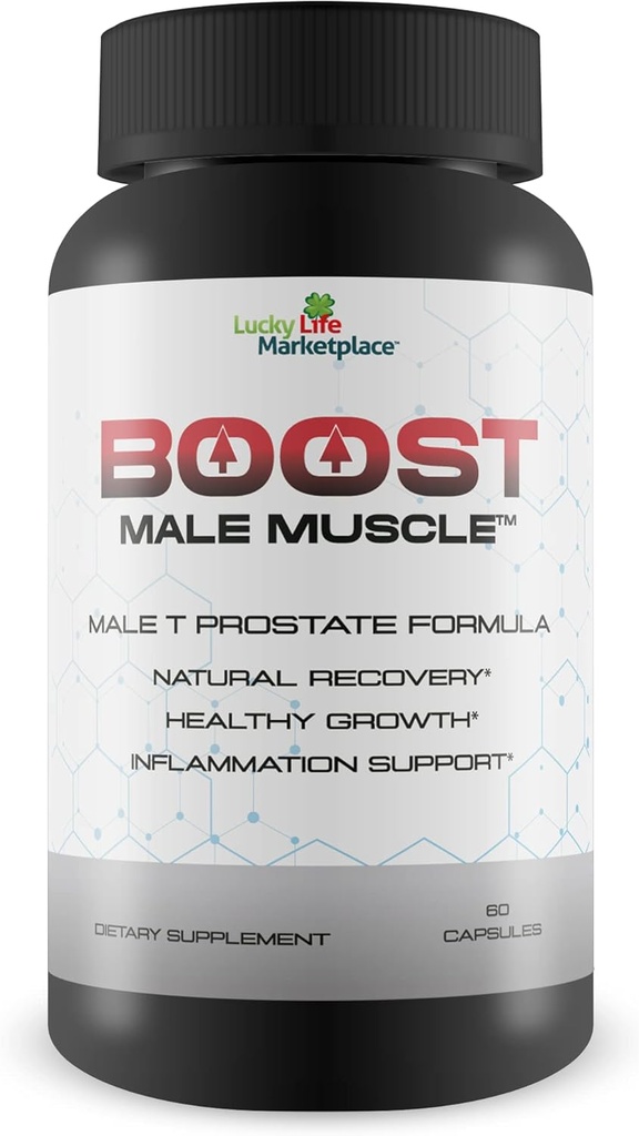 Boost Male - Maximale Kraft Prostata-Unterstützung für Männer - Förderung Full Bladder Emptying Day & Night - Unterstützung verbesserter Blutfluss mit grünem Tee - Men’s Prostate Health Supplement - Urinary Support