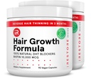 iRestore Hair Growth Supplement – Blockers naturels DHT & Multivitamin Blend – Vegan, Non-GMO, 90 Capsules – soutient les cheveux plus épais, plus forts pour les hommes et les femmes – 2-Pack