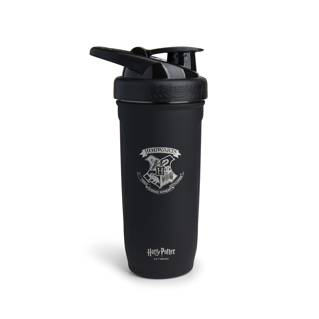 Smartshake Reforce Edelstahl Harry Potter Hogwarts Crest Shaker Bottle (900 ML /30oz) | Leichtgewichtsbeständigkeit Sport Shaker Bottle mit einer weichen Lid | Leakproof, BPA Free & DEHP Free