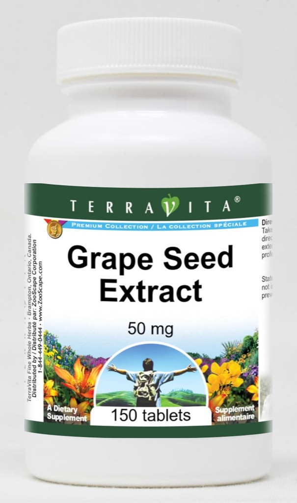 Grape Seed Extract - 50 mg (150 Tabletten, ZIN: 406583) - 2 Pack