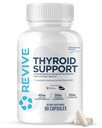 Revive MD-Thyroid-Supplement für Männer und Frauen - Umfassende Mischung von Nutriten unterstützt gesunde Schilddrüsenfunktion mit essentiellen Vitaminen, Mineralien und Kräutern (90 Kapseln, 30 Portionen)