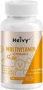 Bambini Heivy Multivitaminici, Bambini Chewable Vitamin D3, C, Vitamina B12, B6, Vitamina A, E & Zinc per il supporto e la salute immuni, 120 compresse masticabili