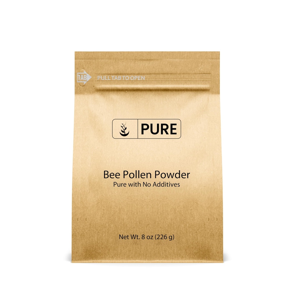 PURE ORIGINAL INGREDIENTS Bee Pollen, 8 oz, No fillers, Undiluted Supplement