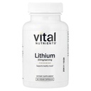 Éléments nutritifs vitaux Orotate de lithium 20mg de supplément de lithium végétalien pour la mémoire, l'état de l'esprit et la santé comportementale*
