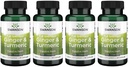 Swanson Full Spectrum Ginger & Turmeric 60 Kapseln 4 Pack