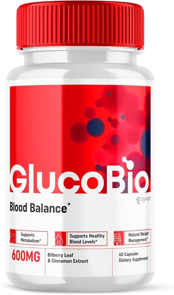 GlucoBio Gesundheit und Wellness Support Kapseln Gluco Bio Pillen, Gluco Bio natürliches Vitamin Gesamt Gesundheit und Wellness Formel Glycogen Unterstützung Supplement, BioGluco Multivitamin Kapseln (60 Kapseln)