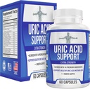 All-in-1 Uric Acid Cleanse Support Supplement mit 14 Wirkstoffen | Daily Detox & Flush Support | Uric Acid Health Supplements für Männer & Frauen | 60 Kapseln