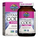 Garten des Lebens Multivitamin für Frauen, Vitamin-Code Frauen Multi - Ganze Nahrung Frauen Multi Vitamine, Eisen, Folat nicht Folsäure, Vitamin A und Probiotika für Frauen Energie, 120 vegetarische Kapseln