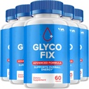 (5 Pack) Glyco Fix Healthy Vitamin Support Supplement, Gluco Fix Kapsel - Erweiterte Formel Gluco Fix, Glyco Fix maximale Stärke Bewertungen, 300 Kapseln