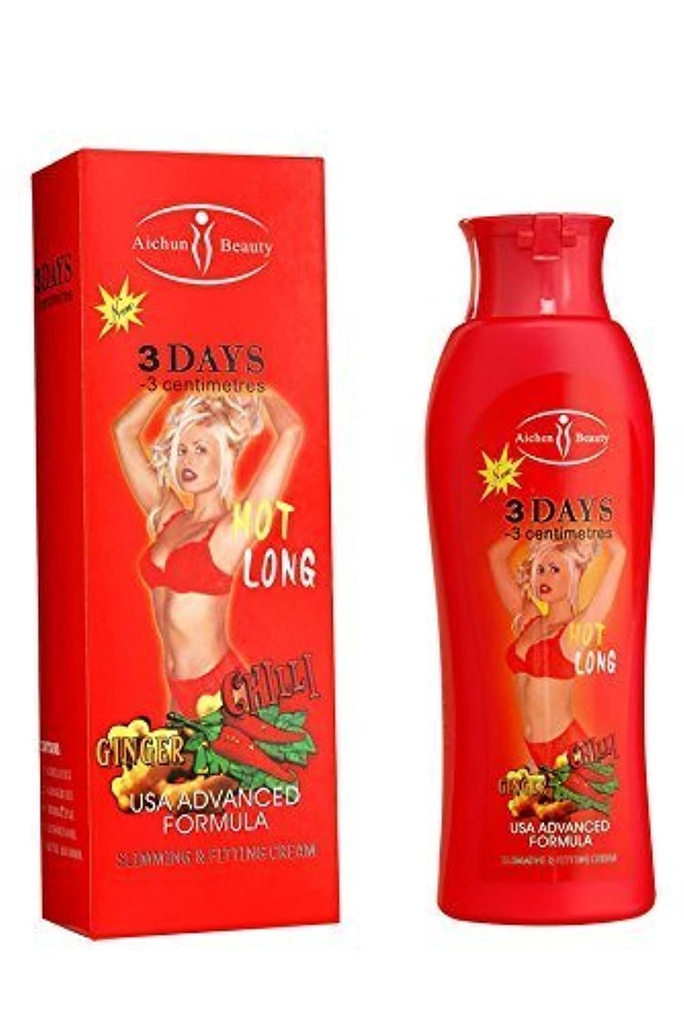 AICHUN BEAUTY Chaud Chilli & Ginger Slimming Crème Perdre du poids Dissolvant Fat Fast 200ml (2 Pack)