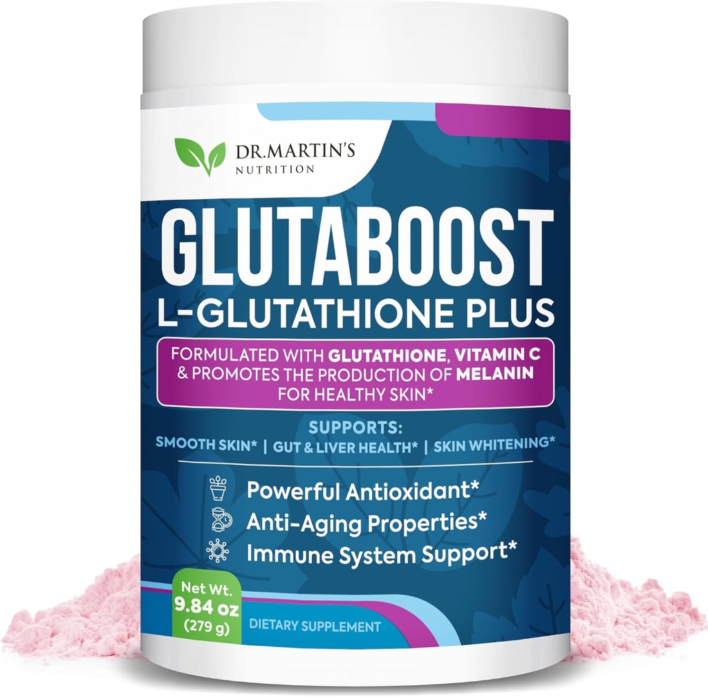 6970mg Poudre de glutathion pour le blanchiment de la peau amélioré avec collagène et vitamine C
