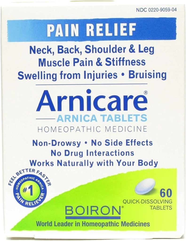 Boiron Arnicacare Arnica Comprimés 60 ea (paquet de 3)