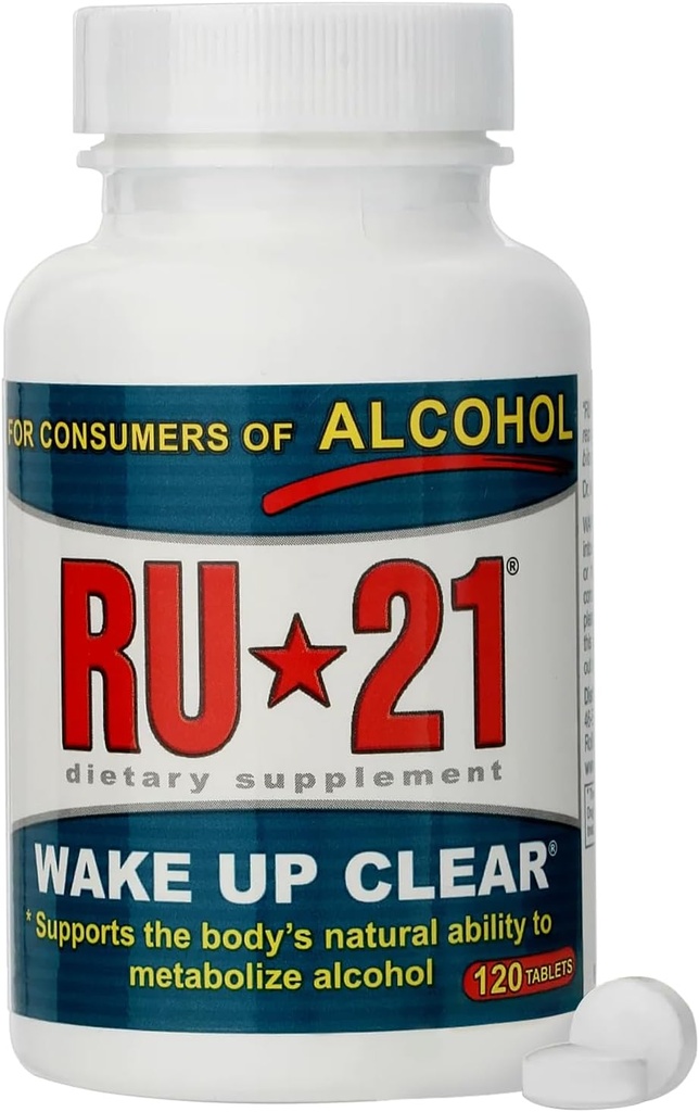 Il supplemento per quando si desidera bere e andare a lavorare il mattino successivo | Sentirsi meglio dopo aver festeggiato e sostenere il vostro fegato | Trusted per 23+ Anni | Made in USA (120 Pills, 60 Serves)