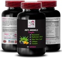 Antioxidante Vorteile - ANTI-WRINKLE COMPLEX - Turmeric Power, Silken Touch, Hydration Power, Haut Textur Enhancer, Frische Haut, Glycine Complex, L-Glutathione Power, Firming 1 Flasche 60 Caps