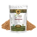 Bio Way Dandelion Root Powder (Taraxacum officinale) | Kräutertee - European Wild-Harvest | Organic & Kosher Certified | Non GMO & Gluten Free | USDA Certified | Origin - Albanien (4 Oz)