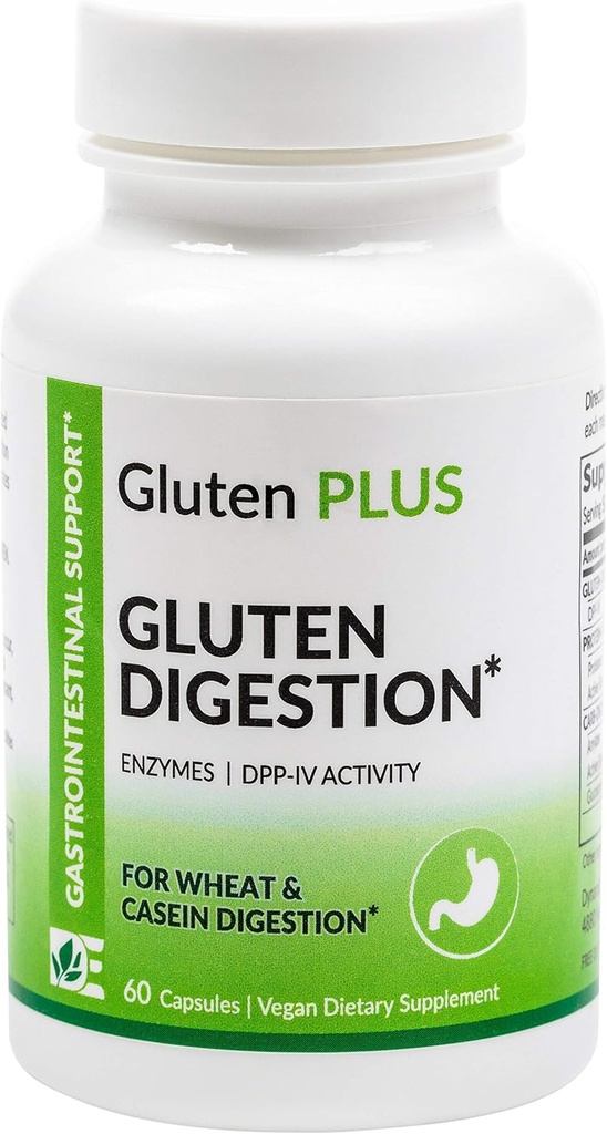 Enzyme digestive Gluten - Support digestif - Supplément pour la digestion Gluten - Gut Health Support & Nutrient Absorption