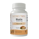 Nature's Trove Biotin 10.000 mcg 240 EZ Chew Tablets Cherry Flavor