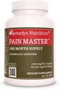 Nutrizione di Remedy Pain Master | 1.000mg, 60 Vegan Capsules Integratore alimentare di erbe | Fornitura di due mesi
