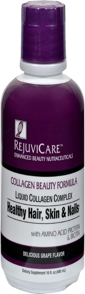 Prodotti per la salute del mulino a vento RejuviCare Collagen Beauty Formula Grape Flavor 16 fl. oz