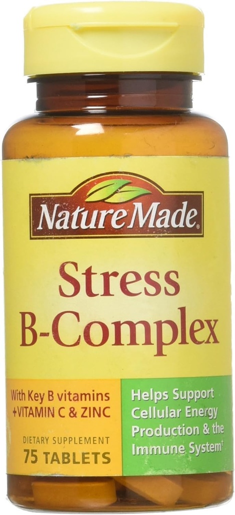 Nature Made Stress B Complex mit Zink Größe 75ct (Pack von 2) 150 ct Gesamt