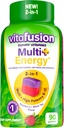 Vitafusion Multi + Energy* Vitamine gommose, Contiene vitamine B per fornire supporto al metabolismo energetico*, 90 Conte
