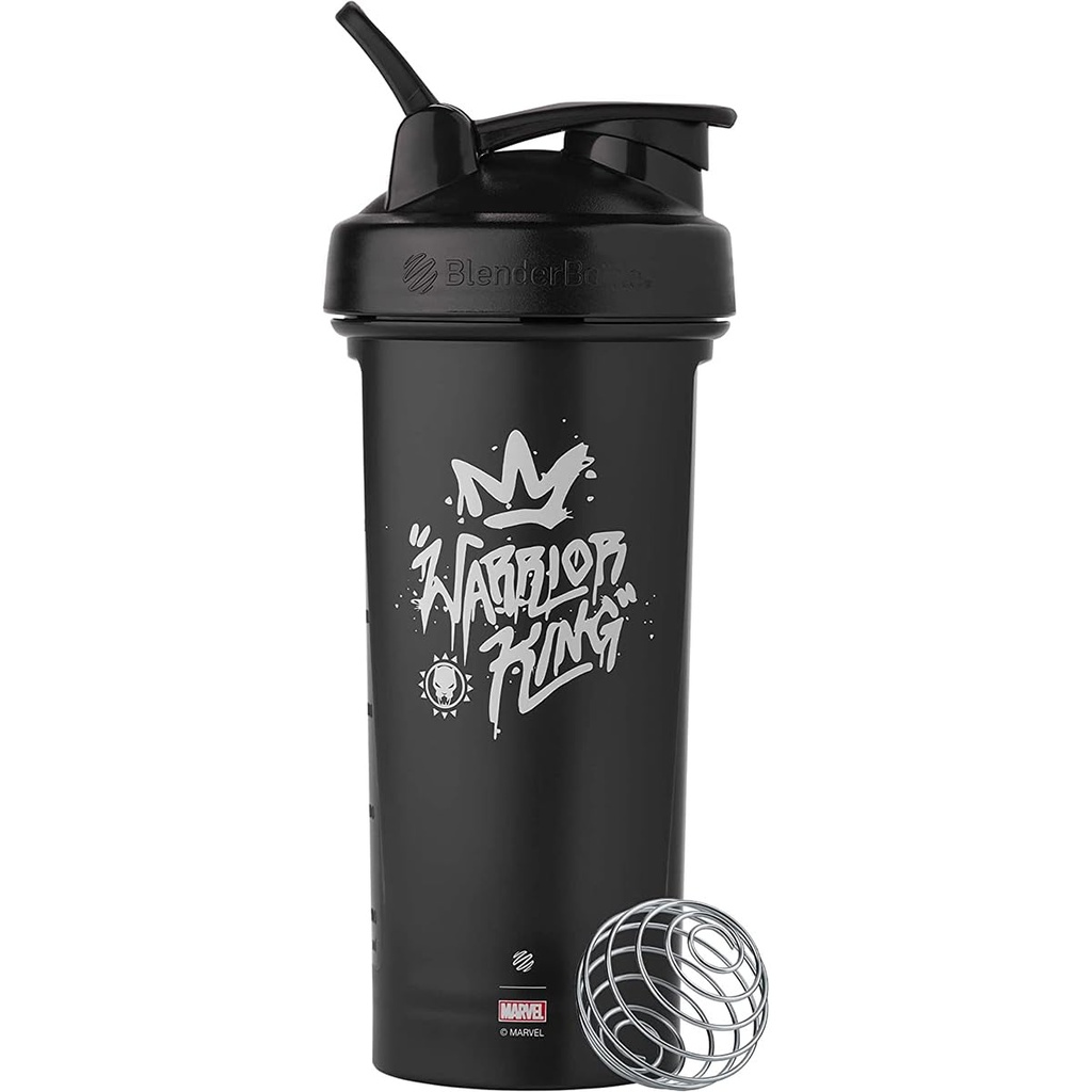 BlenderBottle Marvel Classic V2 Shaker Bottle Perfekt für Protein Shakes und Pre Workout, 28-Ounce, Warrior King