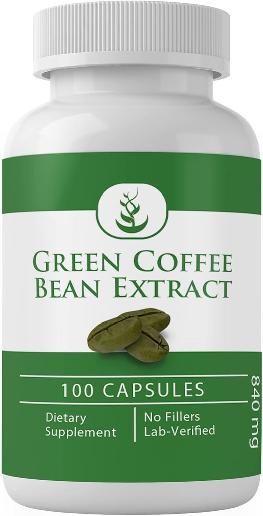 PURE ORIGINAL INGREDIENTS Green Coffee Bean Extract, (100 Kapseln) Immer rein, keine Zusatzstoffe oder Füllstoffe, Lab Verifiziert
