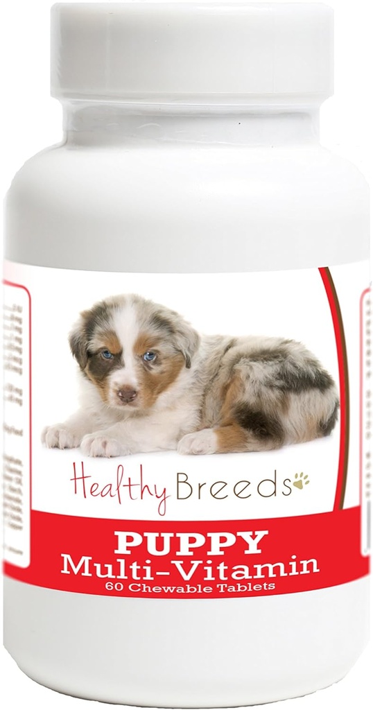 Breeds Santé Australien Shepherd Puppy Dog Multivitamine Comprimé 60 Compte