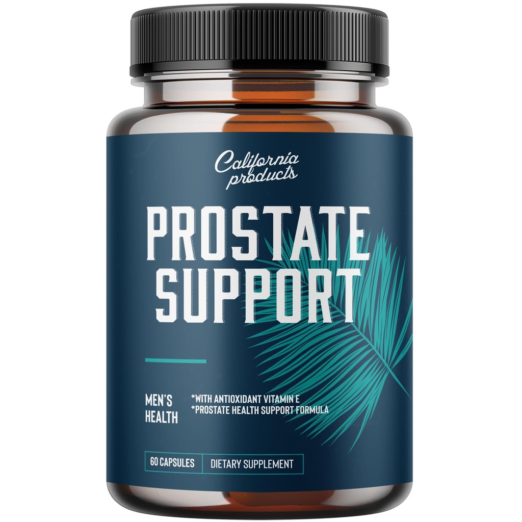 Supplément Prostate Support pour les hommes, Pygeum avec Sciure pure Palmetto Berries Extrait Vitamines Zinc Plant Stérol Complexe Easy Urinary Flow Hommes Santé