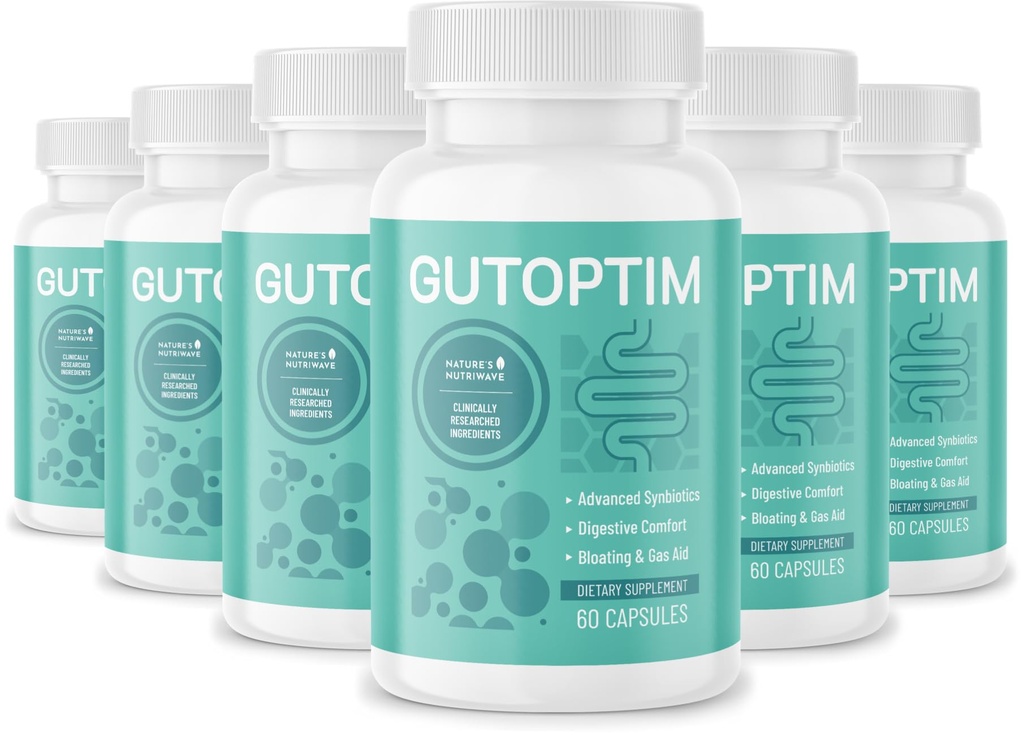 GutOptim Probiotics & Prebiotics Capsules de pré et de probiotiques pour la santé des Guts Synbiotiques et le soulagement des ballonnements pour les femmes et les hommes Enzyme avec des probiotiques pour la santé digestive