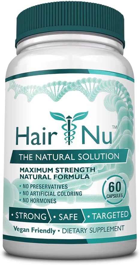 Soluzione naturale per la crescita dei capelli / Supplemento alimentare, 1 bottiglia – 60 capsule