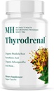 Santé de MICHAEL Programmes naturopathiques Thyrodrénal - 120 capsules véganes - soutient la santé thyroïde et adrénale - avec la vitamine C - 60 portions