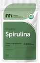 Micro Ingredients Organic Spirulina Supplement, 720 Tabletten (4 Monate Versorgung), No Filler & Non-GMO, reich an veganem Protein, Vitaminen & Präbiotika, Premium Spirulina Pillen