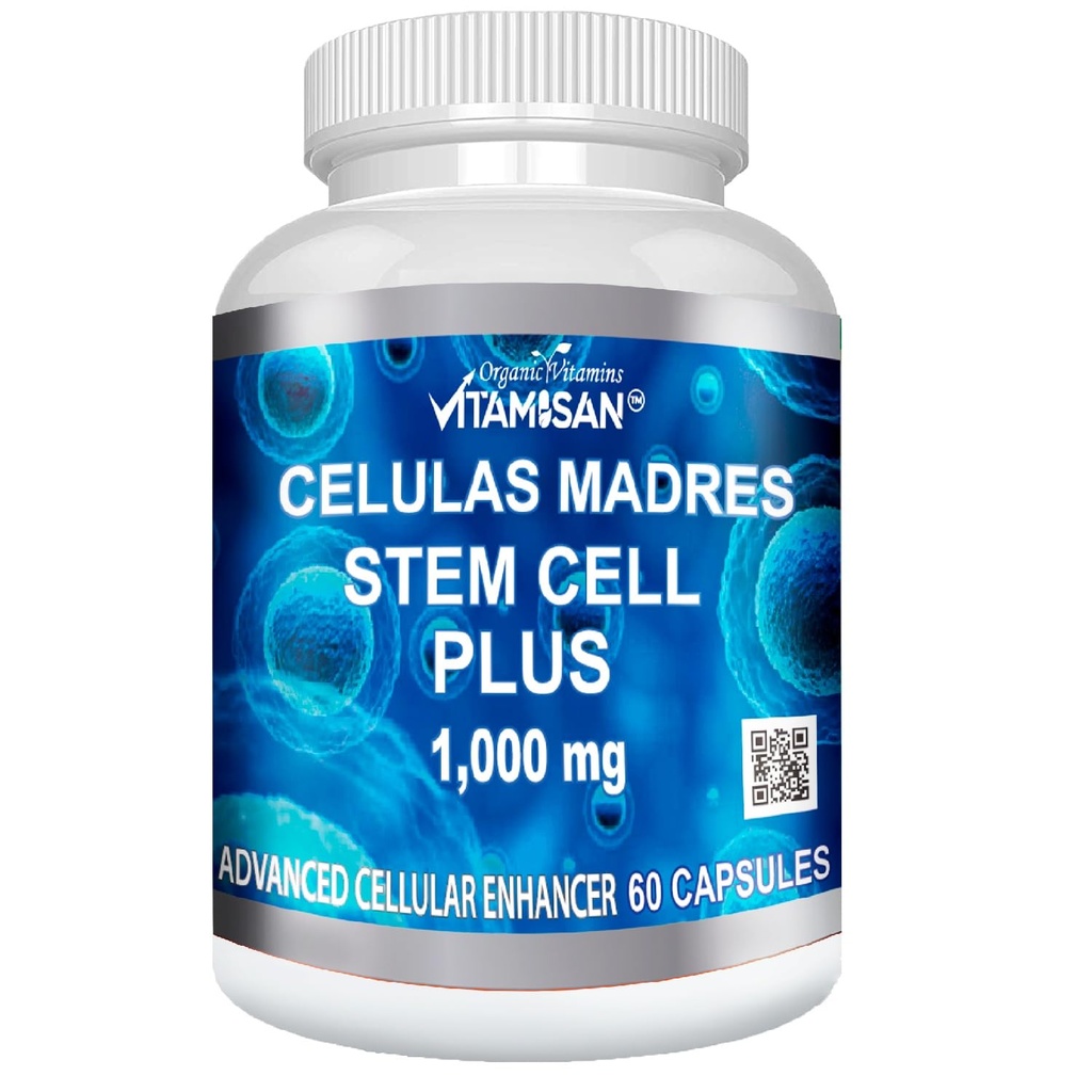 Celulas Madres 60 Capsules Vitamisan 1000 mg Aphanizomenon Flos-aquae Blue Green Algae AFA Stem Natural Cell