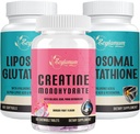 Liposomale Glutathione 2 Packung & Kreatin Monohydrate 1 Packung