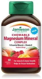 Jamieson Chewable Magnesium Mineral Complex, 60 Tabletten