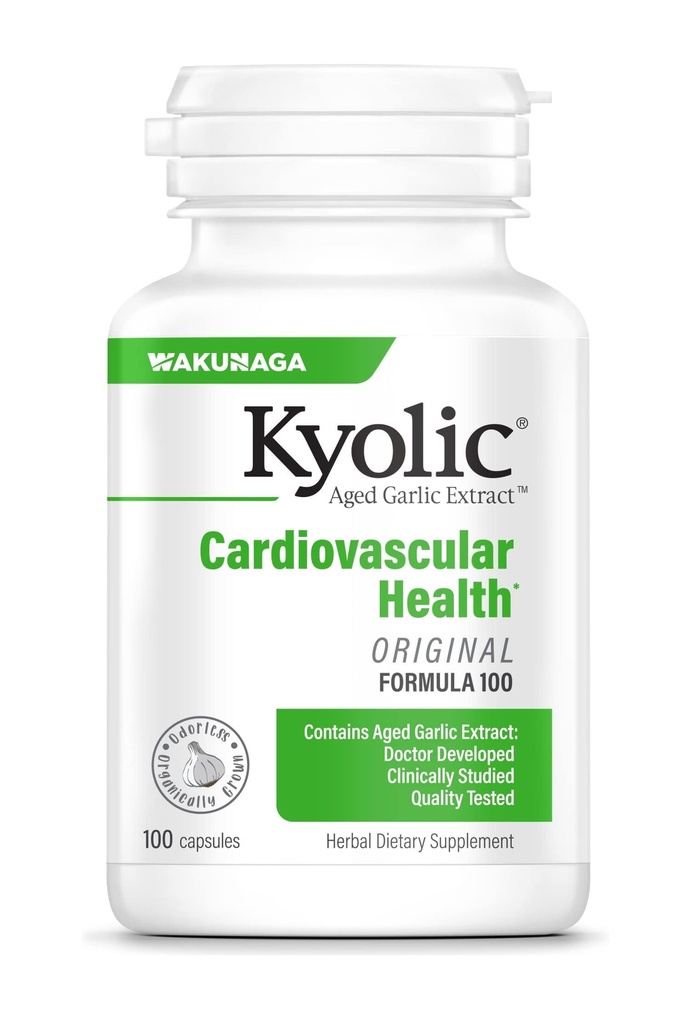 Estratto di aglio Kyolic Aged Formula 100, Cardiovascolare