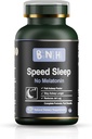 BNH Speed Sleep - Melatonin Free Formula - Antike chinesische Remedy - 15 Kräuter - Fall & Stay Asleep Faster - Wake Refreshed & Energized - No Groggy Feeling - Relax - Calms Mind- Drug Free - 180 Count