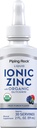 Piping Rock Liquid Zinc | Ionic Zinksulfat | mit Organischen Glycerin | 2 oz | Fruit Punch Flavor | Vegetarisch, Non-GMO, Glutenfreie Ergänzung