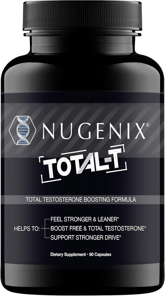 Nugenix Total-T - Booster de testostérone libre et total, 90 Nombre