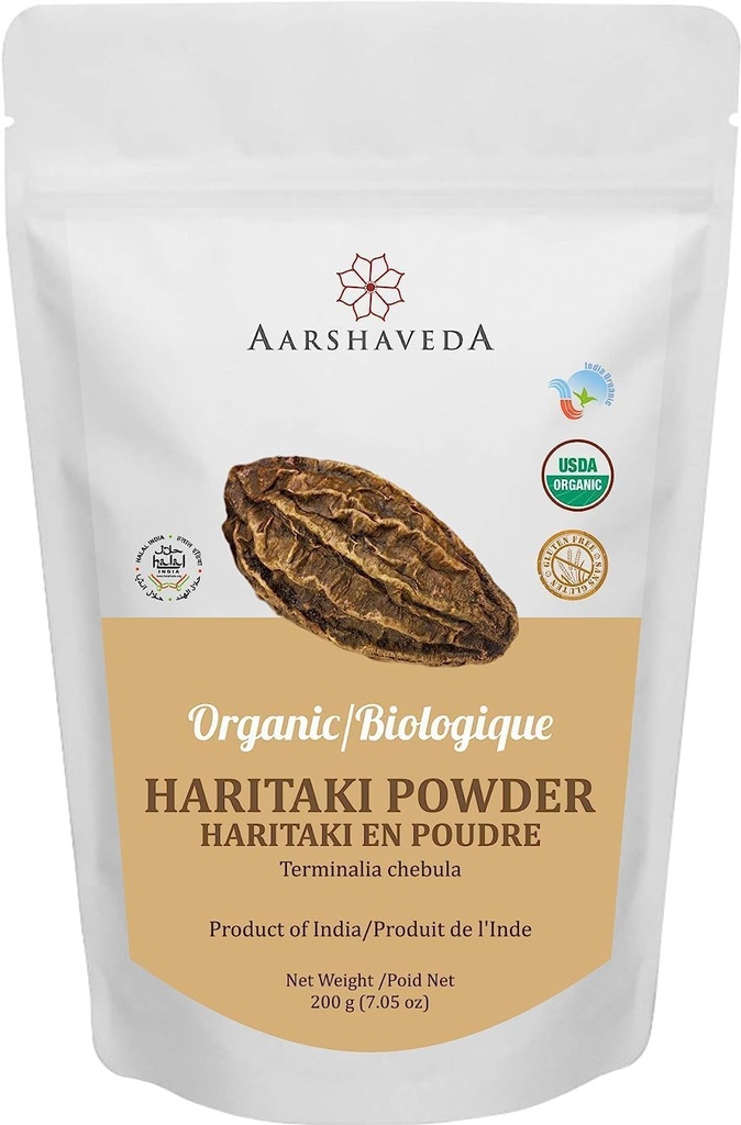 SS poudre d'haritaki ayurvédique de churnas organique de poudre de durcissement naturel de 200 Gm