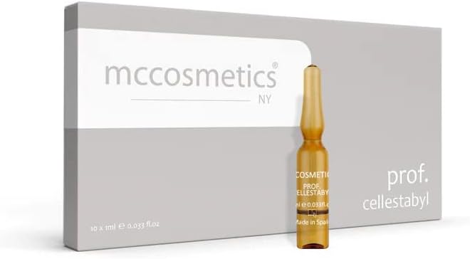 NY | Prof. Cellestabyl | Revitalisierende Ampullen mit Vitamin B6 & B3 | Unterstützt Haut Aussehen & Strahlen | 10 x 1ml | Made in Spain