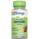 SOLARAY Ginger Root 1100mg | Gesunde Verdauung, Gelenke und Bewegung & Stomach Discomfort Unterstützung | Ganze Wurzel | Non-GMO & Vegan | 100 VegCaps
