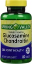 Spring Valley - Glucosamine Chondroitin, Triple Strength, 80 Tabletten